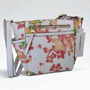 Liz Claiborne “Classical Floral” Crossbody Bag Adjustable Strap NWT